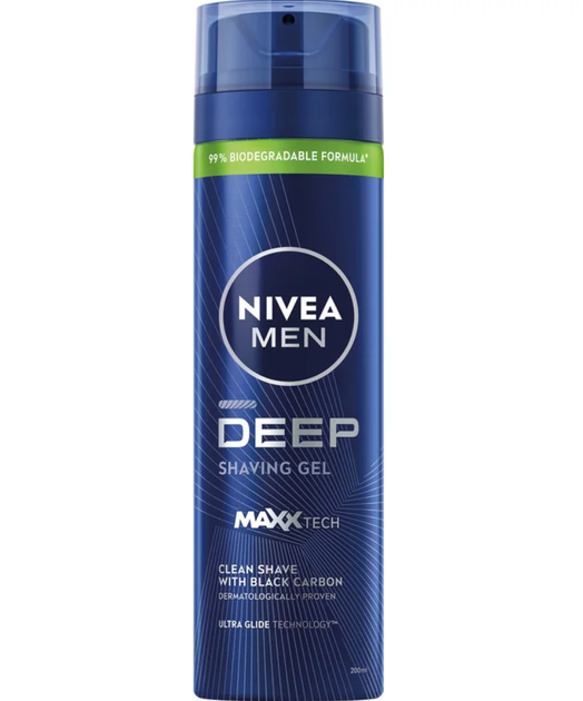 Гель для гоління NIVEA MEN Deep 200 мл (81789)