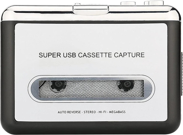 Касетний програвач 218 компактний з USB для конвертації касет у цифрову форму - Фото 1 Касетний програвач 218 компактний з USB для конвертації касет у цифрову форму - зображення 1