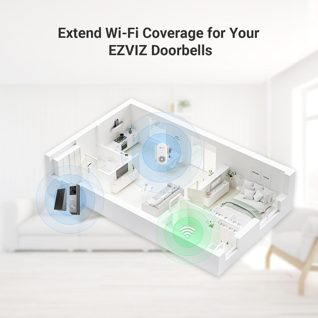 Відеодзвінок EZVIZ EP3x Pro з 2 камерами 2K/1080p, сонячною панеллю, Wi-Fi, детекцією людей і посилок, пам'ять 32 ГБ, CH1 - Фото 3 Відеодзвінок EZVIZ EP3x Pro з 2 камерами 2K/1080p, сонячною панеллю, Wi-Fi, детекцією людей і посилок, пам'ять 32 ГБ, CH1 - зображення 3
