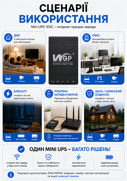 Бесперебойник для роутера ИБП юпс для роутера Mini UPS mini dc ups 10400 mAh 5V 9V 12V для Wi-Fi роутера ONU GPON модема оптического терминала с блоком питания в комплекте Model 103C с автопереключением - Фото 6 Бесперебойник для роутера ИБП юпс для роутера Mini UPS mini dc ups 10400 mAh 5V 9V 12V для Wi-Fi роутера ONU GPON модема оптического терминала с блоком питания в комплекте Model 103C с автопереключением - изображение 6