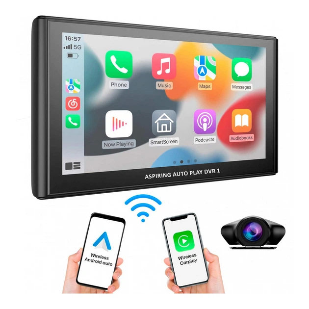 Автомонитор + Навигатор + Видеорегистратор Aspiring Auto Play DVR 1 Magnet CarPlay Android auto - изображение 4