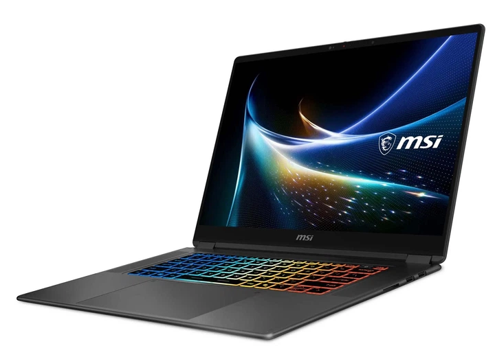 Ноутбук MSI Prestige N16 Flip AI+ (C1XMT-025PLY), NVIDIA RTX Spark N1X / 16" / OLED / 120 Гц / Touch / RAM 64 ГБ LPDDR5X / SSD 1 ТБ / RTX Blackwell / Windows 11 Pro / Сірий - Фото 4 Ноутбук MSI Prestige N16 Flip AI+ (C1XMT-025PLY), NVIDIA RTX Spark N1X / 16" / OLED / 120 Гц / Touch / RAM 64 ГБ LPDDR5X / SSD 1 ТБ / RTX Blackwell / Windows 11 Pro / Сірий - изображение 4