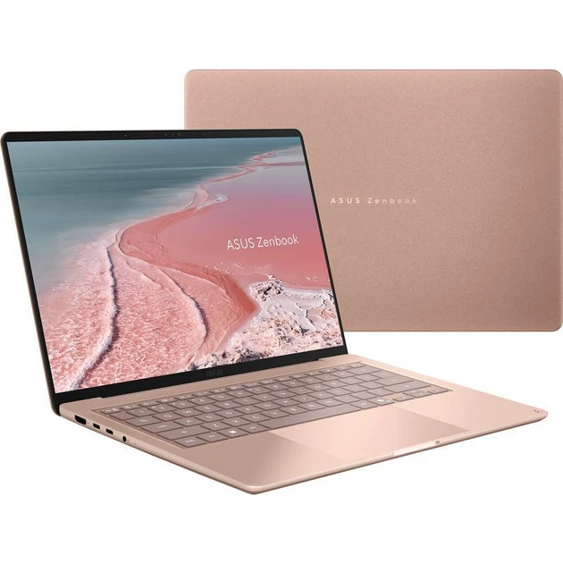 Ноутбук ASUS Zenbook 14 (UX3480QA-U1013WN), Qualcomm Snapdragon X X1-26-100 / 14" / OLED / RAM 16 ГБ LPDDR5 / SSD 256 ГБ / Qualcomm Adreno / Windows 11 Home / Рожевий - Фото 11 Ноутбук ASUS Zenbook 14 (UX3480QA-U1013WN), Qualcomm Snapdragon X X1-26-100 / 14" / OLED / RAM 16 ГБ LPDDR5 / SSD 256 ГБ / Qualcomm Adreno / Windows 11 Home / Рожевий - изображение 11