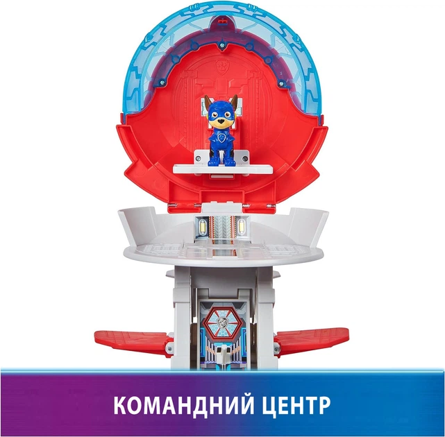 Ігровий набір Spin Master Щенячий патруль Мегакіно Штаб-квартира авіаносець (6067526) - зображення 4