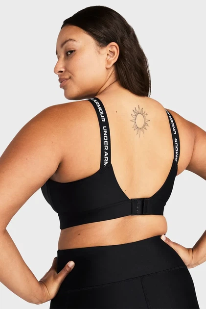 Жіночий спортивний топ UA Infinity Mid 2.0 Bra Under Armour L D-DD 1384123-001 - Фото 4 Жіночий спортивний топ UA Infinity Mid 2.0 Bra Under Armour L D-DD 1384123-001 - зображення 4