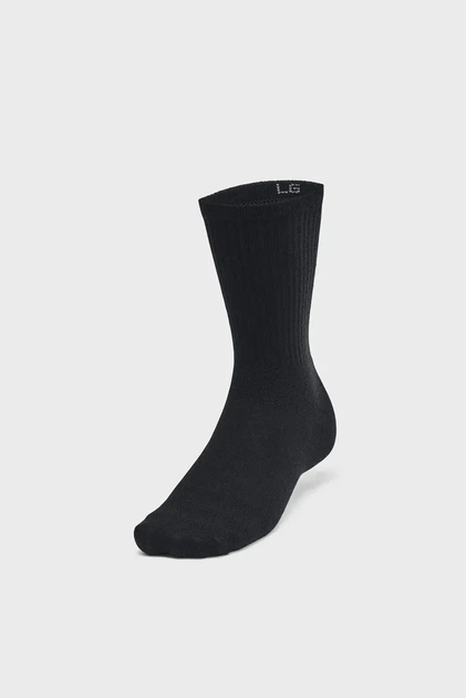 Чорні носки (6 пар) UA Essential 6pk 1387058-001 - зображення 2