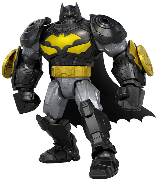 Interaktywna figurka Mattel DC Batman Mech Suit w zbroi ze dźwiękiem i światłem 18 cm (JMD86) (194735374977) - obraz 2
