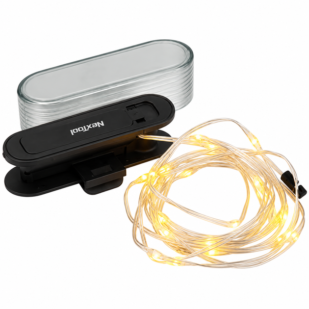 Кемпінгова гірлянда - маячок 2в1 Nextool Twinkle Light 1.5 м акумуляторна (NE20334) - зображення 3