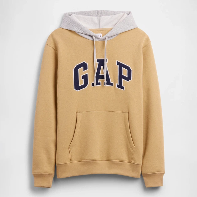 Худі утеплене чоловіче GAP 795453941 XL Бежеве/Сіре (1162976932) - Фото 4 Худі утеплене чоловіче GAP 795453941 XL Бежеве/Сіре (1162976932) - зображення 4