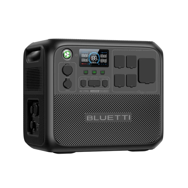 Портативная зарядная станция BLUETTI AC200L 2048 Вт·ч 2400 Вт LiFePO4 - Фото 2 Портативная зарядная станция BLUETTI AC200L 2048 Вт·ч 2400 Вт LiFePO4 - изображение 2