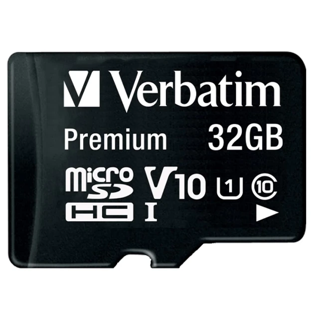 Карта памяти Verbatim microSDHC 32GB V10 + adapter Black (44083) - изображение 2