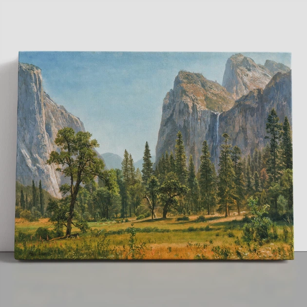 Інтер'єрна картина Водоспад Брайдл-Вейл, Альберт Бірштадт, Albert Bierstadt, репродукція картини, 30×40 см (id7007) - Фото 1 Інтер'єрна картина Водоспад Брайдл-Вейл, Альберт Бірштадт, Albert Bierstadt, репродукція картини, 30×40 см (id7007) - зображення 1