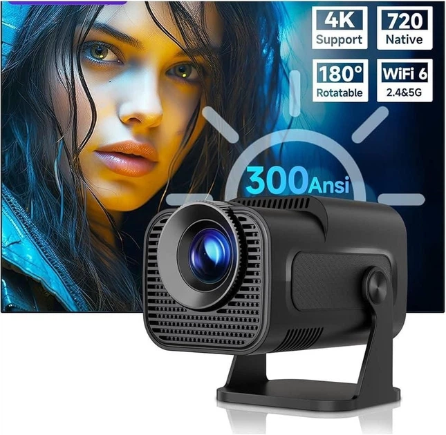 Смарт-проектор Magcubic HY320 Mini Full HD Черный (Портативный LED-проектор Android 11 Wi-Fi 6) - изображение 4