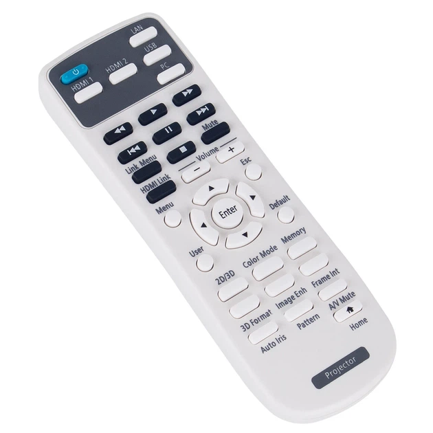 Пульт дистанционного управления для проектора Epson EH-TW5650, EH-TW5600, EH-TW5350, EH-TW5300, белый - Фото 2 Пульт дистанционного управления для проектора Epson EH-TW5650, EH-TW5600, EH-TW5350, EH-TW5300, белый - изображение 2
