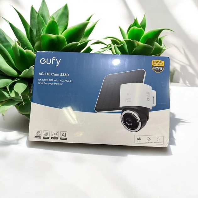 Уличная 4G камера Anker Eufy S330 4K Белая (Поворотная PTZ-камера с солнечной панелью и аккумулятором) - изображение 5