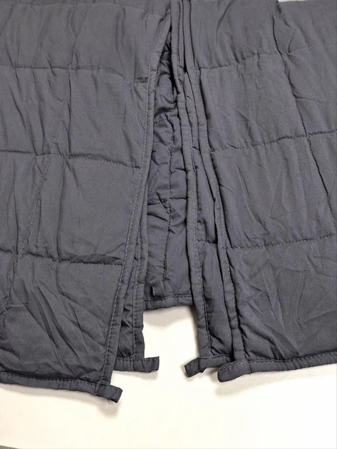 Тяжелое (утяжеленное) одеяло BLANKET весом 6 кг 135*200 см Серое - Фото 6 Тяжелое (утяжеленное) одеяло BLANKET весом 6 кг 135*200 см Серое - изображение 6