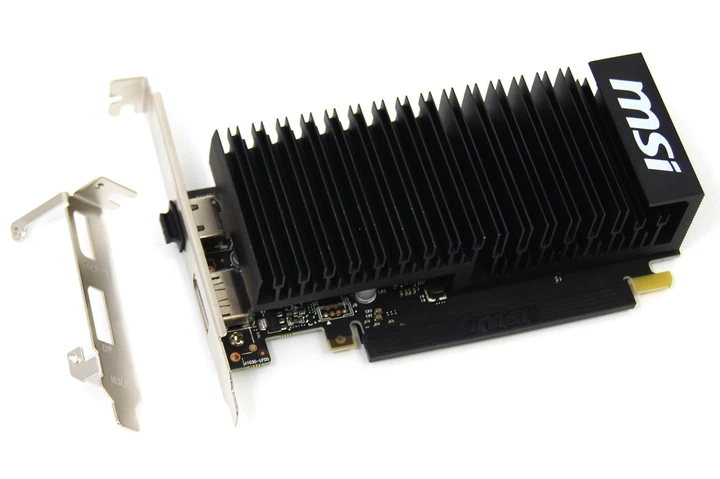 Видеокарта MSI PCI-Ex nVIDIA НИЗКОПРОФИЛЬНАЯ GeFORCE GT 1030 2 GB GDDR5 Low Profile ( PCI Express 3.0 ) Б/У - Фото 1 Видеокарта MSI PCI-Ex nVIDIA НИЗКОПРОФИЛЬНАЯ GeFORCE GT 1030 2 GB GDDR5 Low Profile ( PCI Express 3.0 ) Б/У - изображение 1