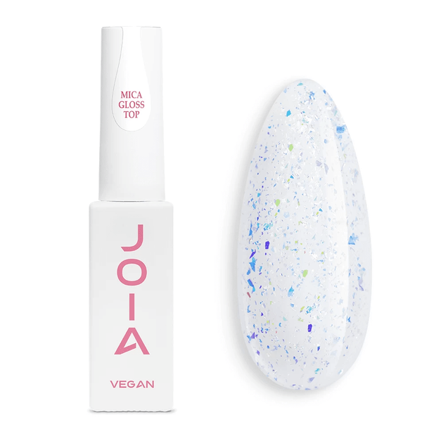 JOIA Vegan Закріплювач для нігтів "Міка Глос Топ" Mica Gloss 8 мл - Фото 1 JOIA Vegan Закріплювач для нігтів "Міка Глос Топ" Mica Gloss 8 мл - изображение 1