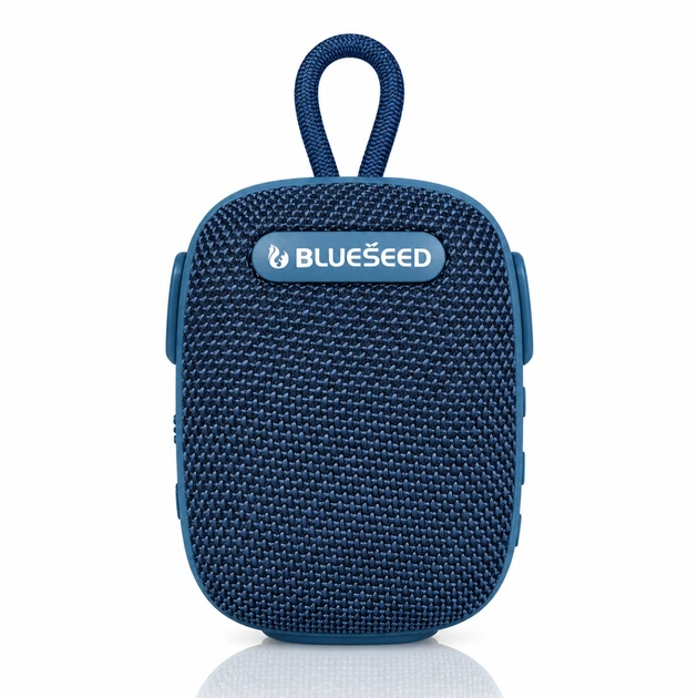 Портативная Bluetooth-колонка Blueseed BS-296, RGB-подсветка, IPX7, крепление на велосипед, синяя - изображение 3