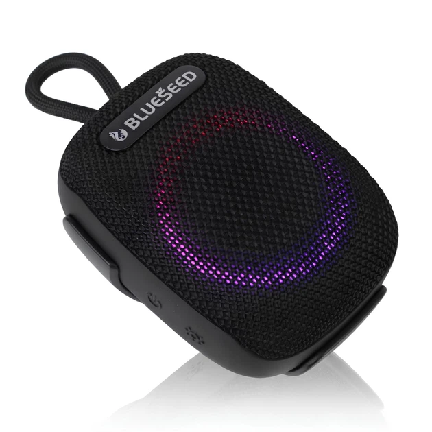 Портативная Bluetooth-колонка Blueseed BS-296, RGB-подсветка, IPX7, крепление на велосипед, черная - изображение 2
