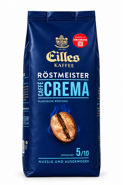 Кава Eilles Kaffee Crema в зернах 1 кг (111) - Фото 1 Кава Eilles Kaffee Crema в зернах 1 кг (111) - изображение 1