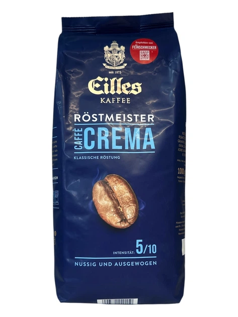 Кава Eilles Kaffee Crema в зернах 1 кг (111) - Фото 2 Кава Eilles Kaffee Crema в зернах 1 кг (111) - изображение 2