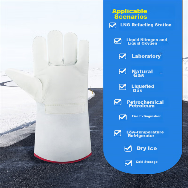 Рукавички Beifute Anti-Freeze, вогнегасник з вуглекислого газу, спеціальні рукавички з коров'ячої шкіри, стійкі до низьких температур, рукавички для захисту праці від холодного зберігання, рукавички з рідким азотом, морозостійкі та морозостійкі рукавички, - Фото 5 Рукавички Beifute Anti-Freeze, вогнегасник з вуглекислого газу, спеціальні рукавички з коров'ячої шкіри, стійкі до низьких температур, рукавички для захисту праці від холодного зберігання, рукавички з рідким азотом, морозостійкі та морозостійкі рукавички, - зображення 5