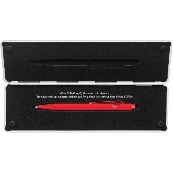 Ручка 849 Claim Your Style монохром Червона + box Caran d'Ache 849.564 - Фото 4 Ручка 849 Claim Your Style монохром Червона + box Caran d'Ache 849.564 - изображение 4