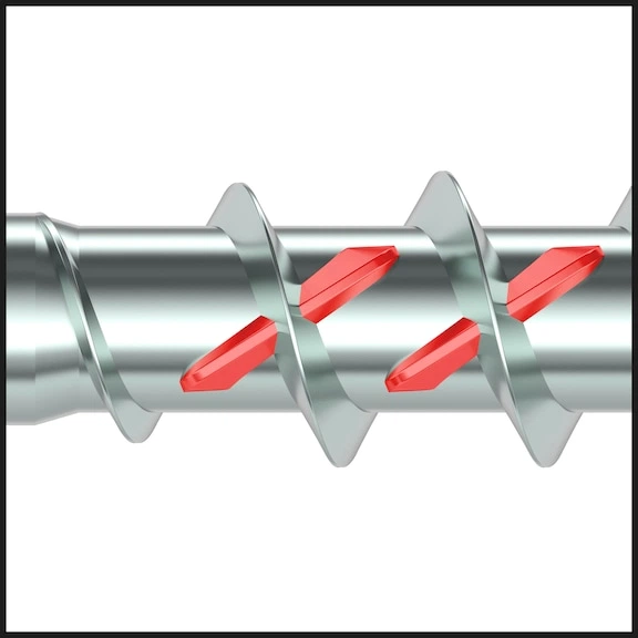 Шуруп ASSY Würth 3x40 мм потайная головка с фрезерными ребрами оцинкованный Wurth 019013040 - изображение 5