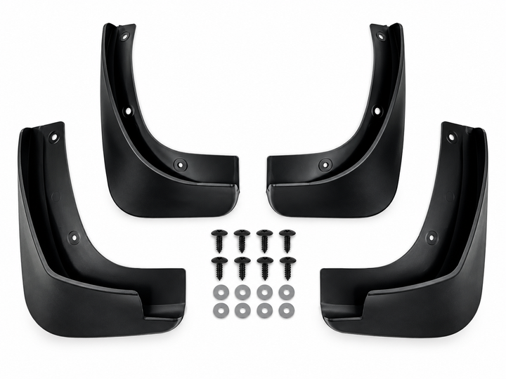 Брызговики Nissan Qashqai 2007-2013, короткие, (4шт.) - изображение 11