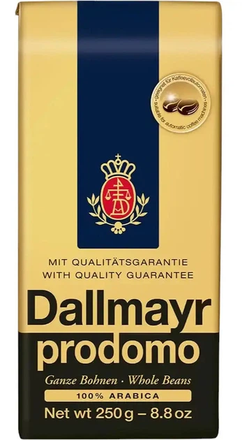 Кава зерно Dallmayr 250 г - Фото 1 Кава зерно Dallmayr 250 г - зображення 1