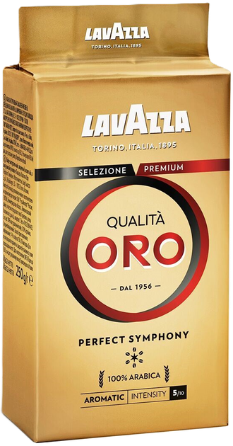 Кава мелена Lavazza Qualita oro 250 г - Фото 1 Кава мелена Lavazza Qualita oro 250 г - изображение 1