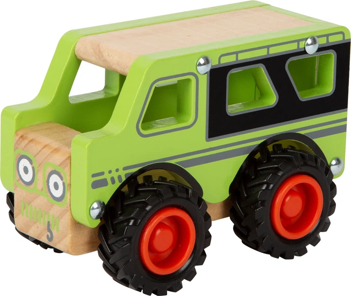 Drewniany samochód terenowy Small Foot Zielony (4020972122889) - Zdjęcie 3 Drewniany samochód terenowy Small Foot Zielony (4020972122889) - obraz 3