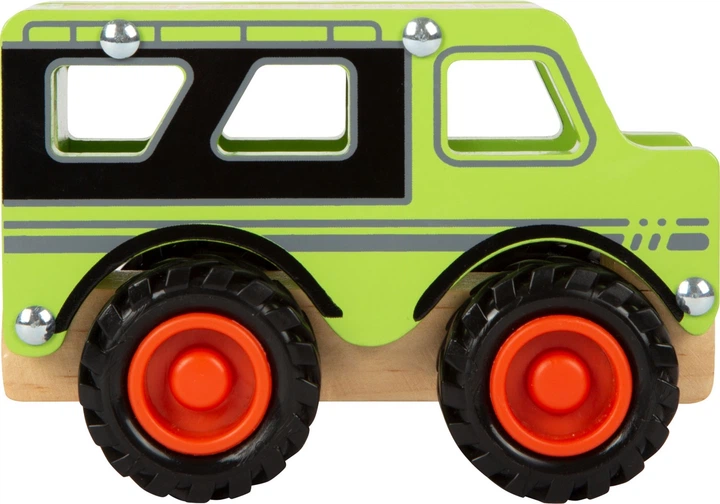 Drewniany samochód terenowy Small Foot Zielony (4020972122889) - Zdjęcie 5 Drewniany samochód terenowy Small Foot Zielony (4020972122889) - obraz 5
