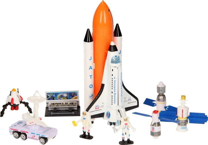 Zestaw do zabawy Johntoy Space Shuttle duży ze światłem i dźwiękiem (8711866260553) - obraz 3