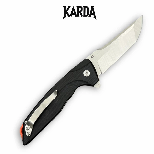 Ніж Складаний KARDA BURAN J070 Black - изображение 2