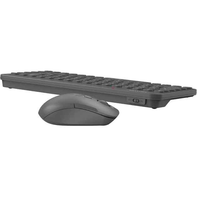Bluetooth Клавіатура A4Tech FG3200 Air2 Gray + миша UA - зображення 2