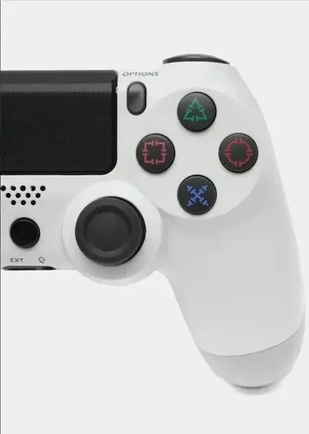 Геймпад DoubleShock 4 Wireless Controller Bluetooth з вібрацією білий - Фото 5 Геймпад DoubleShock 4 Wireless Controller Bluetooth з вібрацією білий - изображение 5