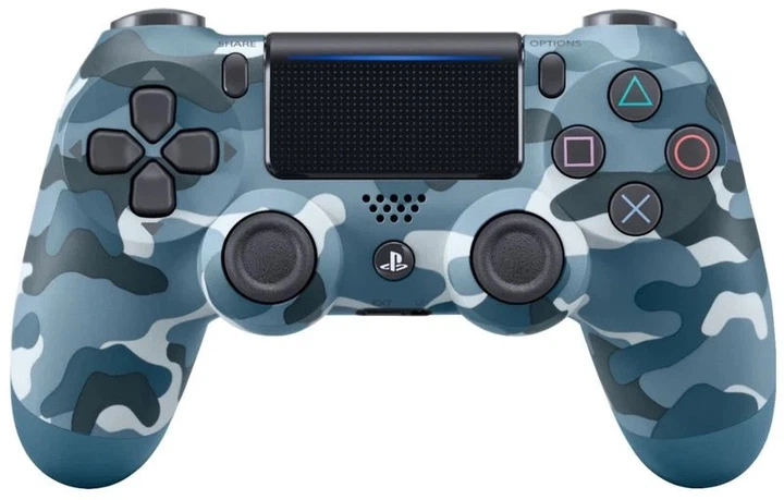 Геймпад Sony DualShock 4 V2 Blue Camouflage (9726111) - Фото 1 Геймпад Sony DualShock 4 V2 Blue Camouflage (9726111) - изображение 1