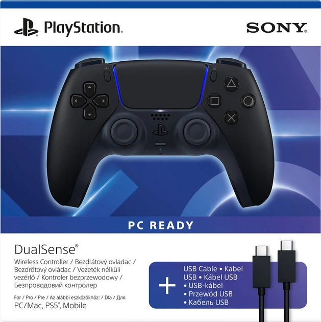 Геймпад Sony DualSense Midnight Black + USB-C (1000051651) (UA UCRF) - зображення 3