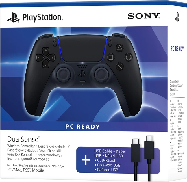 Геймпад Sony DualSense Midnight Black + USB-C (1000051651) (UA UCRF) - зображення 5