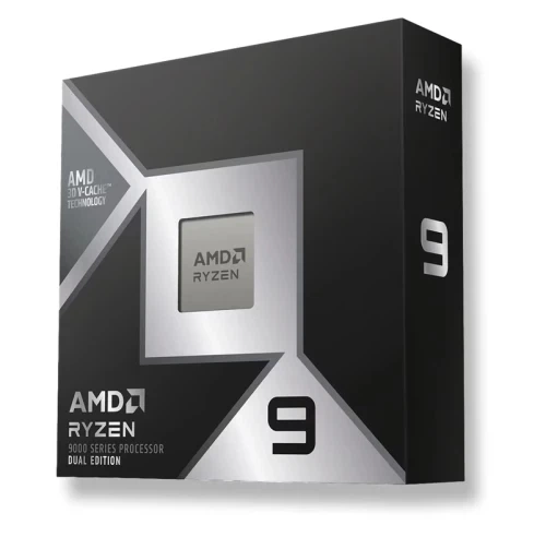 Процесор (AM5) Ryzen 9 9950X3D2, Box, 16x4.3 ГГц (Turbo Boost 5.6 ГГц) AMD (2000003653034) - Фото 1 Процесор (AM5) Ryzen 9 9950X3D2, Box, 16x4.3 ГГц (Turbo Boost 5.6 ГГц) AMD (2000003653034) - зображення 1