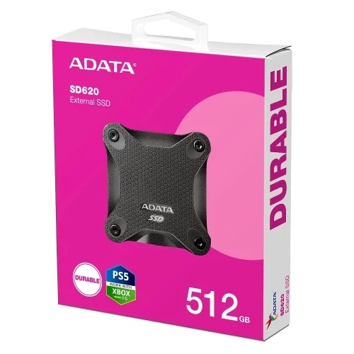 Внешний накопитель SSD, 512Gb, SD620, Black ADATA (teh0034654) - изображение 3