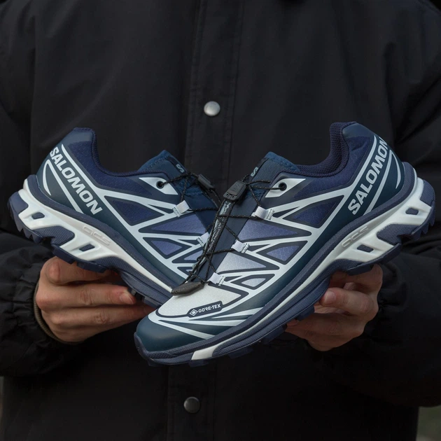 Кросівки Salomon XT-6 Gore-Tex Blue White 42 - Фото 4 Кросівки Salomon XT-6 Gore-Tex Blue White 42 - изображение 4