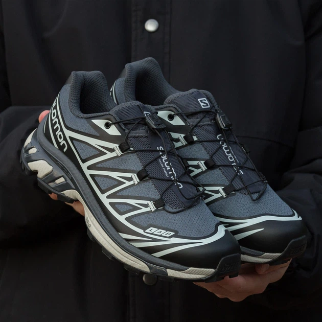 Кросівки Salomon XT-6 Lab Grey White 41 - Фото 7 Кросівки Salomon XT-6 Lab Grey White 41 - зображення 7