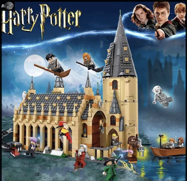 Конструктор Harry Potter Большой Зал Хогвартса 924 детали, магический замок с фигурками - изображение 2