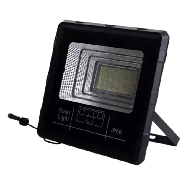 Прожектор LED 300 Вт 246 SMD IP66 ABS 28x5,5 см Белый с солнечной панелью 10 Вт - изображение 7