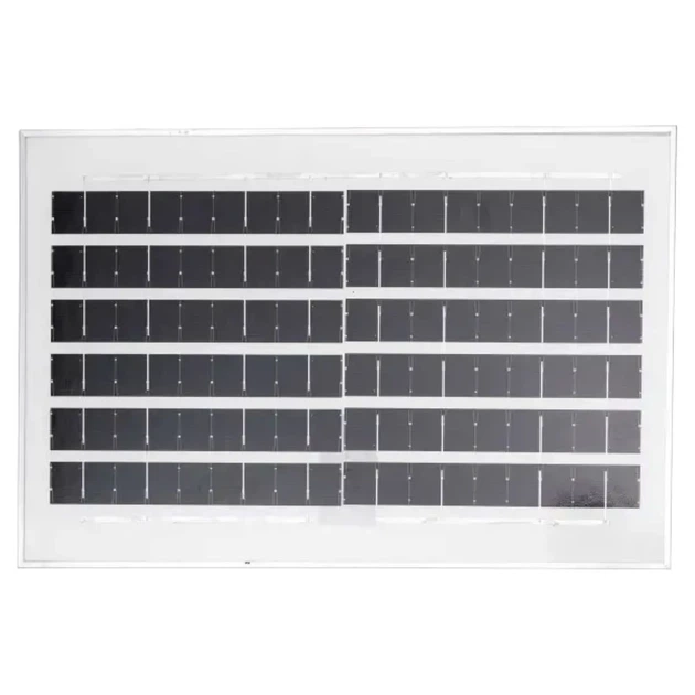 Уличный LED фонарь 100 Вт 120 LED с солнечной панелью IP67 22,2х5,2х24,6 см металлический белый - изображение 4