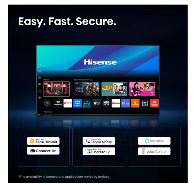 Телевізор HISENSE 55E8S Smart TV - изображение 6