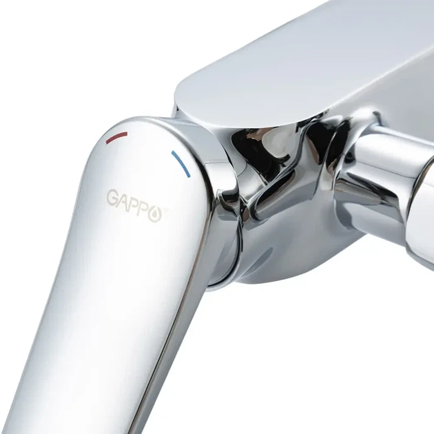 Смеситель для ванны GAPPO G3210 с душевым гарнитуром, хром - Фото 8 Смеситель для ванны GAPPO G3210 с душевым гарнитуром, хром - изображение 8